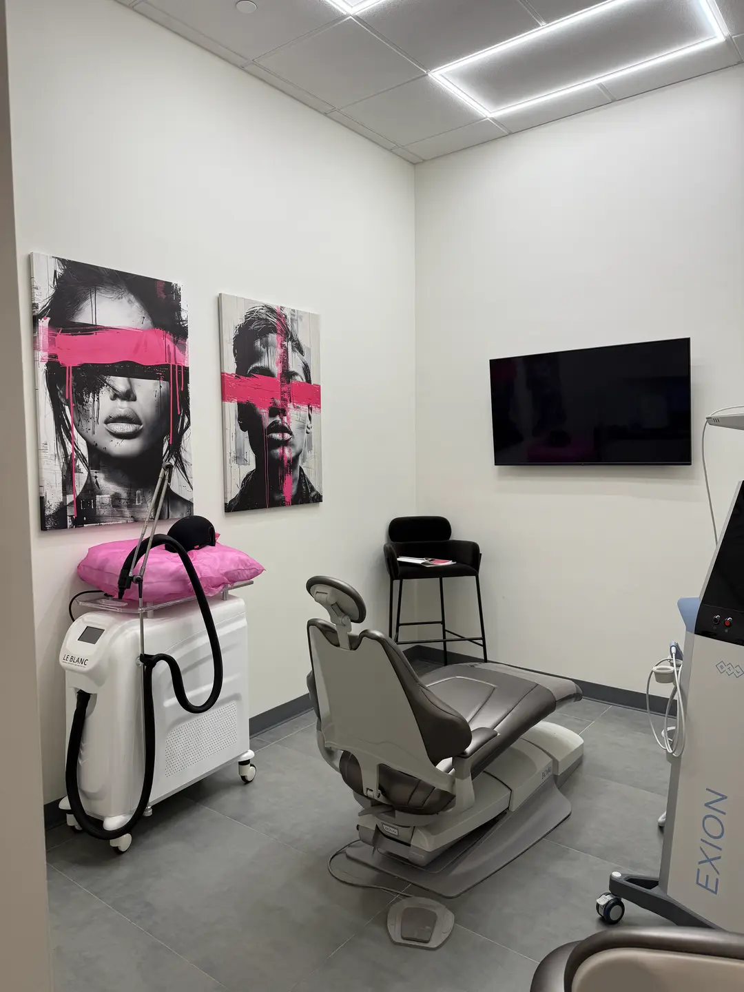The LeBlanc aesthetic treatment room