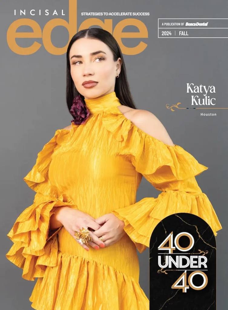 Woman on magazine - 40 Under 40 Feature